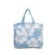 24 pieces 13oz Print Canvas Tote Bag L.BLUE - Tote Bags & Slings