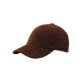 24 pieces Men's Corduroy Winter Cap W/Warmer Flap BROWN-59 - Baseball Caps & Snap Backs