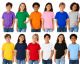 Youth Unisex Cotton Crew Neck Short Sleeve T-Shirts Irregular , Assorted Colors And Sizes XS-xl