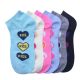 216 Pairs Girls Printed Spak Spandex Ankle Socks Size 0-12 - Girls Ankle Sock