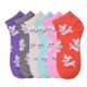 216 Pairs Girls Puppy Printed Spak Spandex Ankle Socks Size 0-12 - Girls Ankle Sock