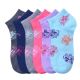 216 Pairs Girls Butterfly Printed Spak Spandex Ankle Socks Size 0-12 - Girls Ankle Sock