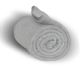 20 Pieces Heather Grey Fleece Throw Blanket 50 X 60 in - Fleece & Sherpa Blankets