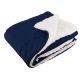 10 Pieces Navy Micro Mink Sherpa Blanket 50 X 60 in - Fleece & Sherpa Blankets