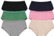 Yacht & Smith Womens Cotton Lycra Underwear, Panty Briefs, 95% Cotton Soft Assorted Colors, Size Large