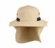 48 Pieces Sun String High Profile Wide Brim Flap Hat Stone - Sun Hats