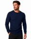 Men's Thermal Long Sleeve Shirt In Navy Size 2xl