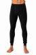 Mens Cotton Thermal Waffle Pants, Black Size X-Large