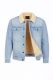 12 Pieces Men's Sherpa Lined Denim Jacket Medium Wash S-2xl - Men's Winter Jackets