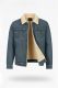 12 Pieces Men's Sherpa Lined Denim Jacket Dark Wash S-2xl - Men's Winter Jackets