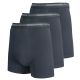 12 Packs Blu Rock Men's Stretch Cotton Boxer Briefs (3 Count) Charcoal Small - Mens Underwear