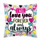 100 pieces Valentine Foil Balloon - I Will Love You Forever & Always - Balloons & Balloon Holder