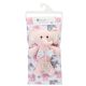 24 pieces Flannel Baby Blanket & Plush Toy - Pink Elephant - Baby Accessories