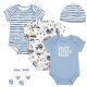 48 pieces 5-Piece Baby Bodysuit Set With Hat & Socks - Dad's Little Dude - Baby Apparel
