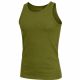 24 Packs Men's Heavyweight Ribbed Tank Top Olive Size M - Mens Undershirts