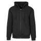 24 Packs Men's Heavyweight Zip Up Hoodie With Faux Shearling Lining Black Size S - Mens Sweat Shirt