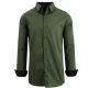 24 Packs Men's Long Sleeve Slim Fit Dress Shirts Asst Sizes M-2xl - Mens Polo Shirts