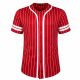 12 Packs Men's Pinstripe Baseball Jersey Tee Asst S-2xl - Men's Activewear