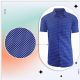 24 Packs Men's Short Sleeve Performance Stretch Printed Dress Shirts Asst S-2xl - Mens Polo Shirts