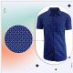 24 Packs Men's Short Sleeve Performance Stretch Printed Dress Shirts Asst S-2xl - Mens Polo Shirts