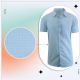 24 Packs Men's Short Sleeve Performance Stretch Printed Dress Shirts Asst S-2xl - Mens Polo Shirts