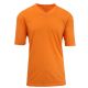 36 Packs Men's Short Sleeve Crew Neck Heather Colored Tee Orange Asst Size - Men's Activewear