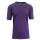 36 Packs Men's Short Sleeve Crew Neck Heather Colored Tee Purple Asst Size - Men's Activewear