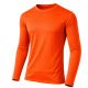 24 Packs Men's Long Sleeve Moisture Wicking Performance Crew Neck Tee Neon Small - Mens Thermals