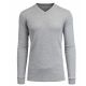 24 Packs Men's Long Sleeve WafflE-Knit V-Neck Thermal Shirt Heather Grey Size S - Mens Thermals