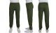 24 Packs Men's Moisture Wicking Performance Jogger With Ankle Zippers Olive Size S - Mens Sweatpants