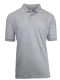 24 Packs Men's Short Sleeve Pique Polo Shirt Grey Size Small - Mens Polo Shirts