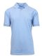 24 Packs Men's Short Sleeve Pique Polo Shirt Light Blue Size Small - Mens Polo Shirts