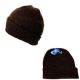 36 Pieces Knitted Cuffed Winter Hat Solid Brown - Winter Beanie Hats