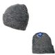 36 Pieces Knitted Cuffed Winter Hat Solid Gray - Winter Beanie Hats