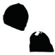 36 Pieces Knitted Cuffed Winter Hat Solid Black - Winter Beanie Hats