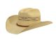 6 Pieces Western Cowboy Hats W/trim Band Natural - Cowboy & Boonie Hat