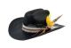 6 Pieces Western Cowboy Hats W/trim Band & Flower Black - Cowboy & Boonie Hat