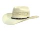 6 Pieces Western Cowboy Hats W/trim Band Off-White - Cowboy & Boonie Hat