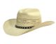 6 Pieces Western Cowboy Hats W/trim Band Natural - Cowboy & Boonie Hat