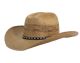 6 Pieces Western Cowboy Hats W/trim Band Brown - Cowboy & Boonie Hat