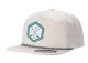 12 Pieces 5-Panel Waterproof Perforated Snapback Caps W/golf Patch Tan - Baseball Caps & Snap Backs