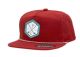 12 Pieces 5-Panel Waterproof Perforated Snapback Caps W/golf Patch Red - Baseball Caps & Snap Backs