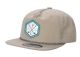 12 Pieces 5-Panel Waterproof Perforated Snapback Caps W/golf Patch Khaki - Baseball Caps & Snap Backs