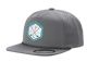 12 Pieces 5-Panel Waterproof Perforated Snapback Caps W/golf Patch Gray - Baseball Caps & Snap Backs