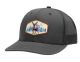 12 Pieces 6-Panel Truck Mesh Snapback Caps With Deer Patch Gray - Baseball Caps & Snap Backs