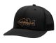12 Pieces 6-Panel Truck Mesh Snapback Caps With Fish Patch Black - Baseball Caps & Snap Backs