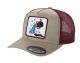 12 Pieces 5-Panel Truck Mesh Snapback Caps With Zodiac Patch Aquarius - Baseball Caps & Snap Backs
