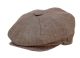 12 Pieces 100% Linen Newsboy Cap Brown - Fedoras, Driver Caps & Visor