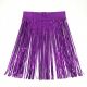 12 Pieces Purple Metallic Foil Fringe Curtain Backdrop 40" x 80" - Photo Prop Accessories & Door Cover