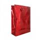 12 Pieces Holographic Red Gift Bags Jumbo Xl 17" X 13" X 5" - Gift Bags Hologram